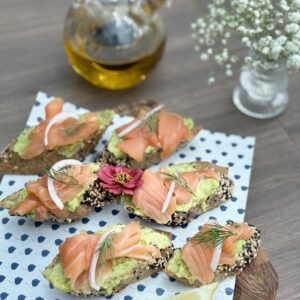 Smoked Salmon Bruschetta